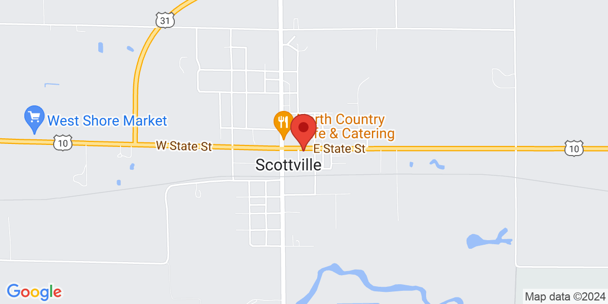 Map of Scottville Library